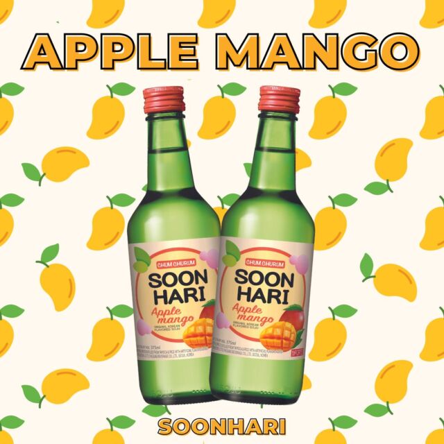 Experience a burst of sunshine in every sip with Soonhari Apple Mango Soju! 🍏🥭☀️
#SoonhariSoju #PARTYEVERYWHERE #Soonhari #FlavorChoice #SoonhariSips #Soju #LetsSoonhari